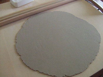 水回しの足りない蕎麦生地