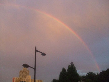 不思議な虹