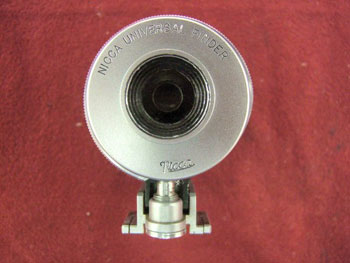ニッカ ユニバーサルファインダーのレンズ