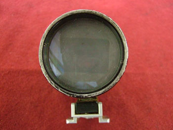 曇った対物レンズ