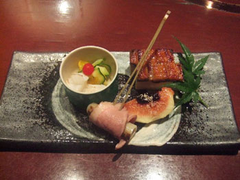 黒澤のコースメニュー：前菜