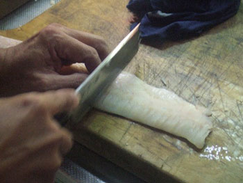 鱧の骨切り包丁の代用