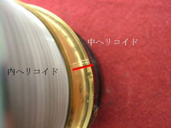 中ヘリコイドに罫線を入れる