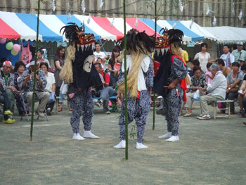 天明元年からの獅子舞