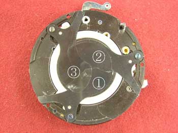 シャッター羽根は３羽の兎