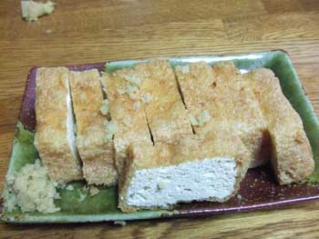 まるで油揚げの羊羹