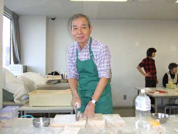 切りに入ったところで、ハイパチリ