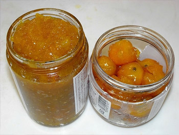 金柑ジャムと甘露煮