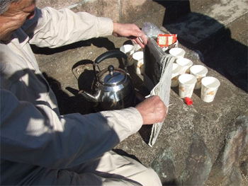 食後のコーヒー