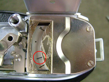 組み込みました露出計