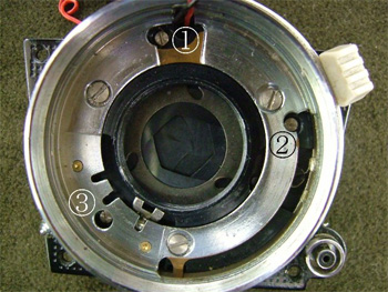 シャッターを分解