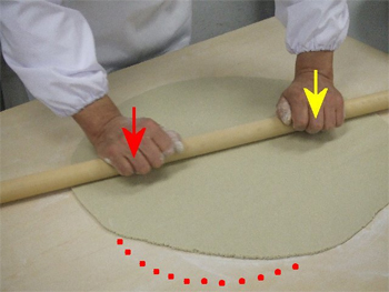 左手に加圧をせず右手に加圧をするのです