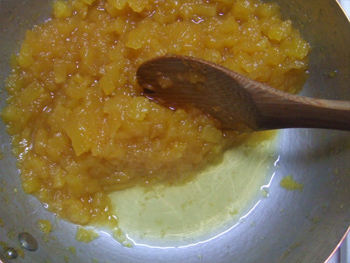 果汁がサラッと