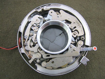 シャッター機構部