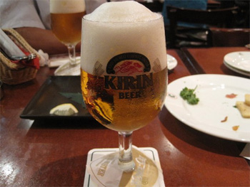 暑いときはビール