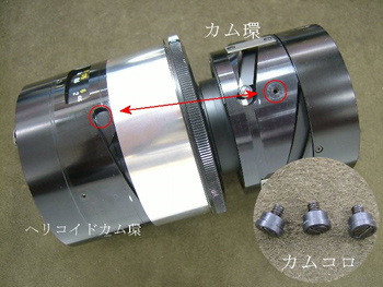 カムコロを止めます