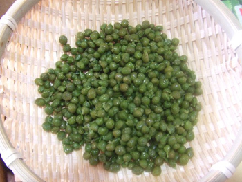 冷凍保存した青実山椒