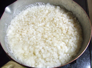 細かく賽の目切り