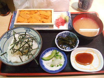 生うに定食