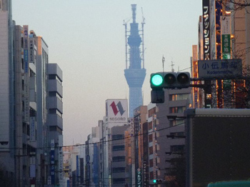 小伝馬町交差点付近