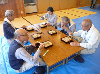 堪能して頂きました