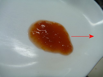 水分を飛ばします