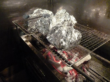 アルミホイル焼