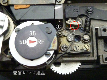 距離計連動カム