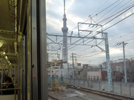 東武線曳舟駅付近
