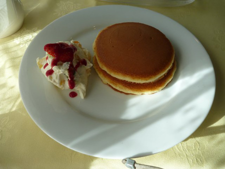 フルーツホットケーキ