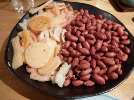 海老せんと落花生