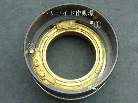 ヘリコイド作動環