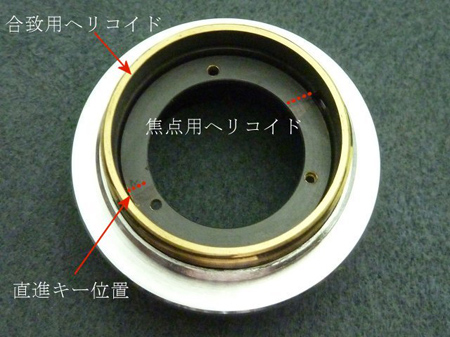 焦点用ヘリコイド