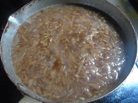 塩で味を調えます。