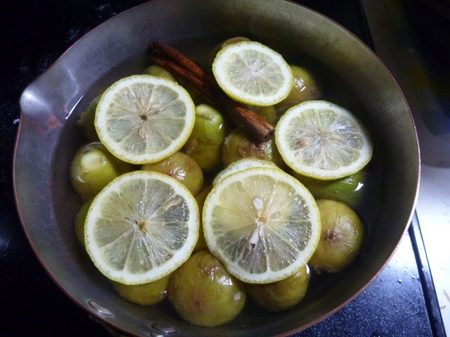 白ワインコンポート