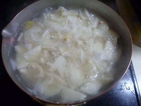 クエン酸を加えて