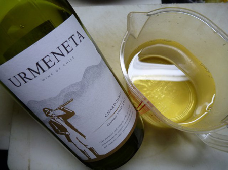 チリ産白ワインCHARDONNAY種