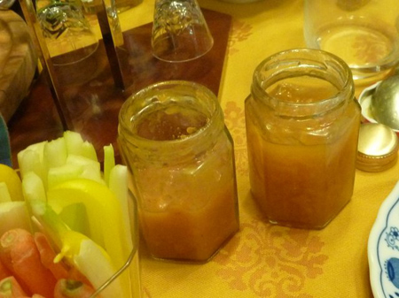 柿ジャム・柚ジャムを持参