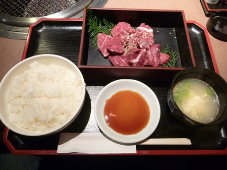 ハラミ定食２００ｇ