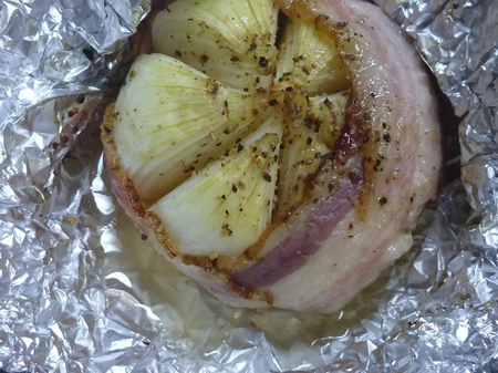 ベーコンホイル焼