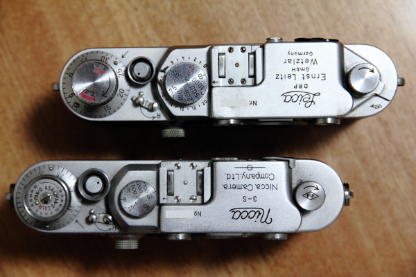 ライカと日本製のニッカ