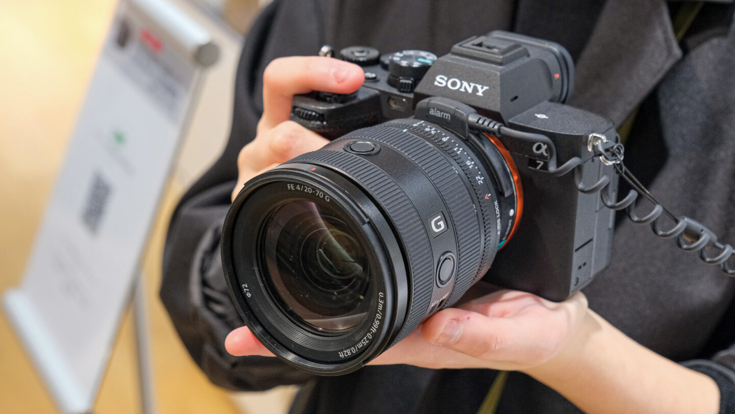 Sony fe 20-70mm F4Gズームレンズ