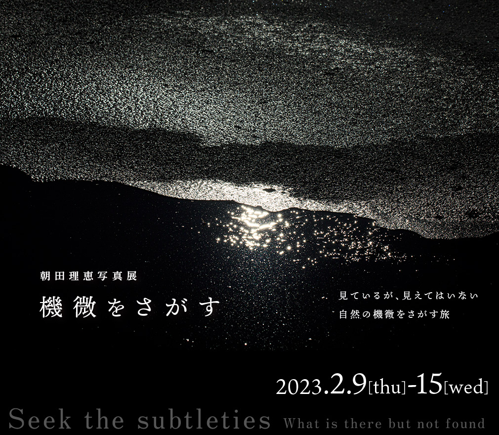 朝田理恵 写真展『機微をさがす』2023年2月9日～15日 @東京都 四ツ谷