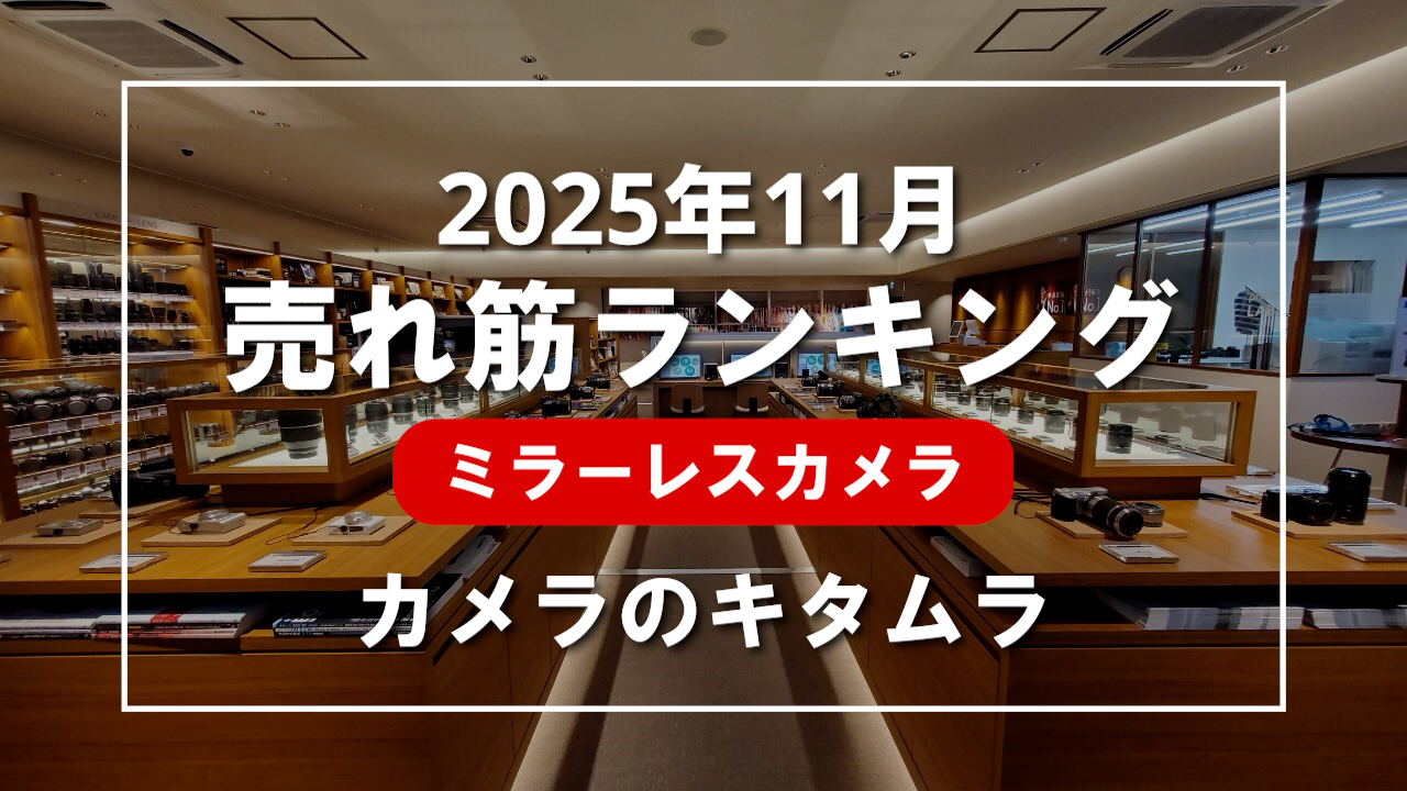 2025年11月 ミラーレスカメラ 売れ筋ランキングを紹介！｜カメラのキタムラ