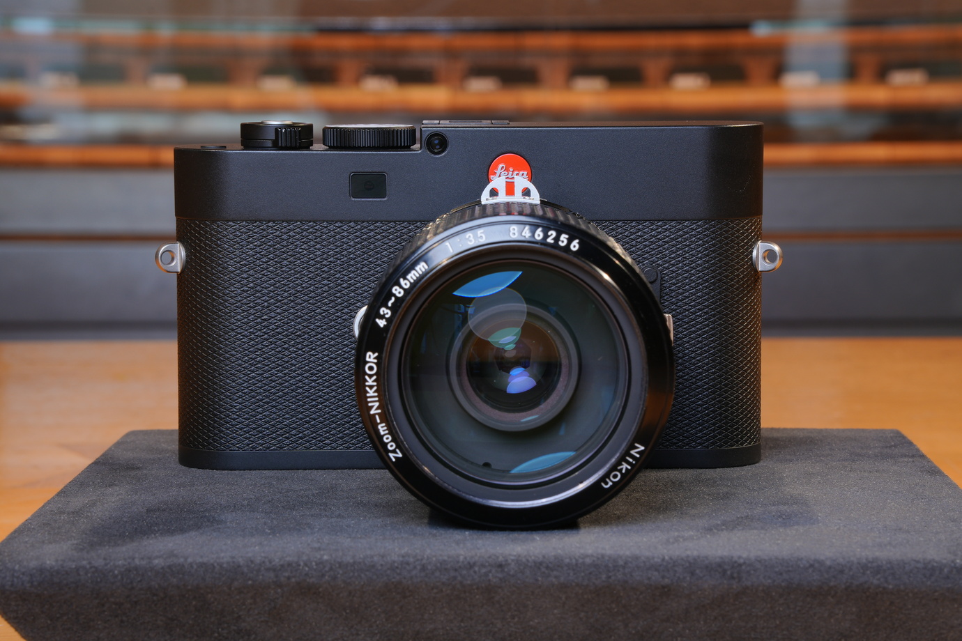줌 니코르 43-86mm F3.5, 마운트 어댑터 장착