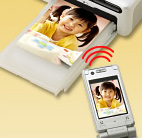 写真:ワイヤレスプリント例