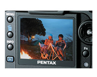 写真：2.5型液晶