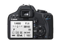 製品写真：EOS Kiss X2 背面