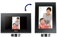 自動で写真が回転