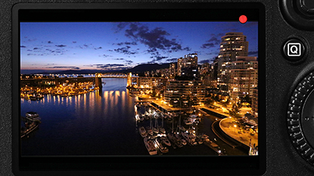 フルハイビジョン動画撮影